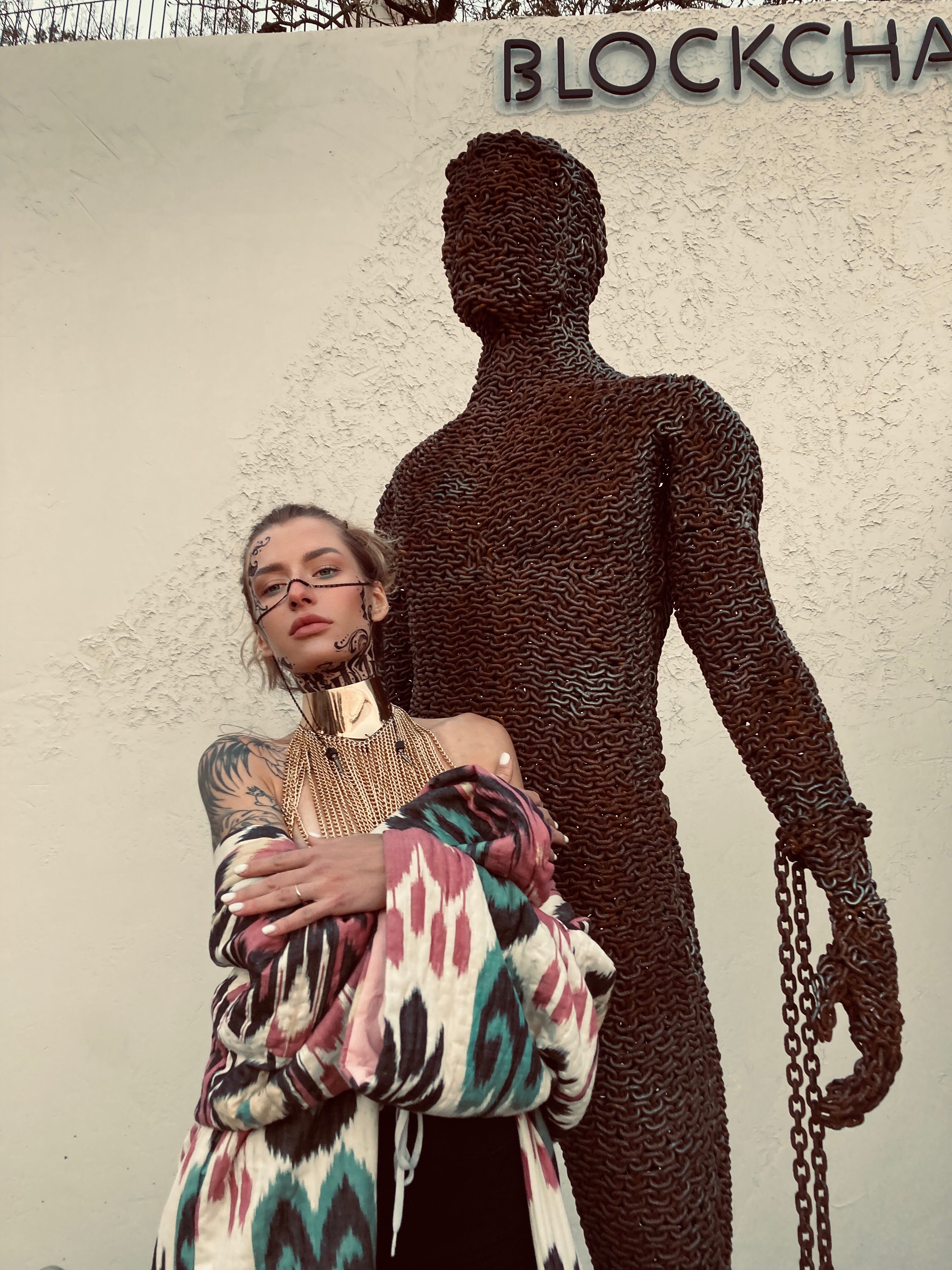 Сhoker with chains