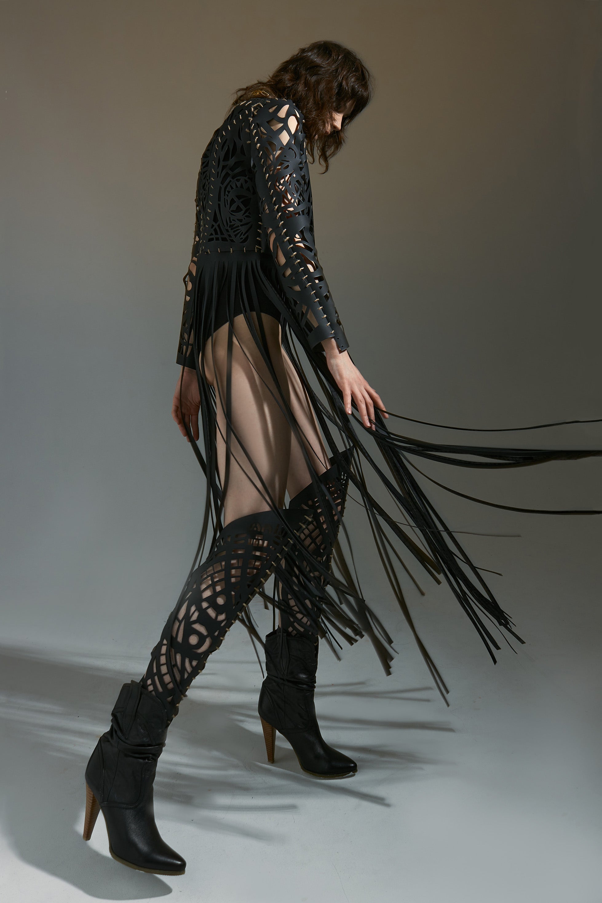 Carved leggings
